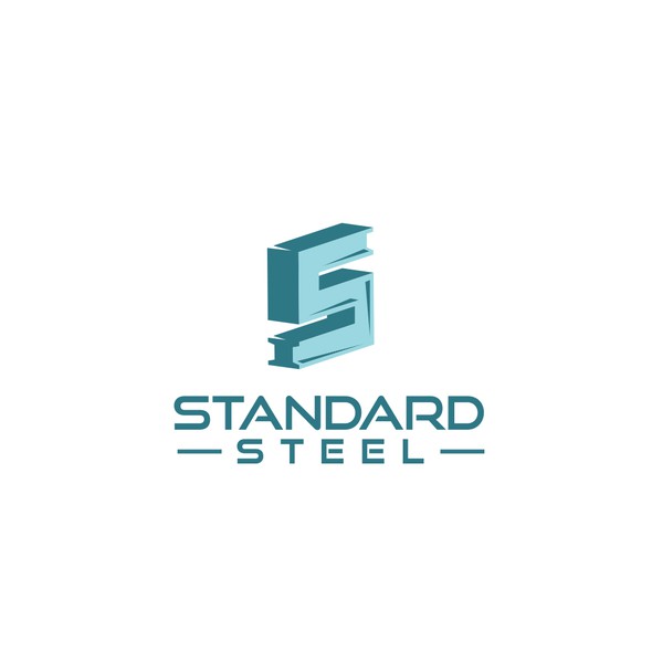Steel logo with the title 'Steel construction logo'