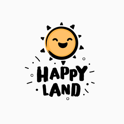 Happy brand with the title 'Bold Logo for Amusement Park - Happy Land'