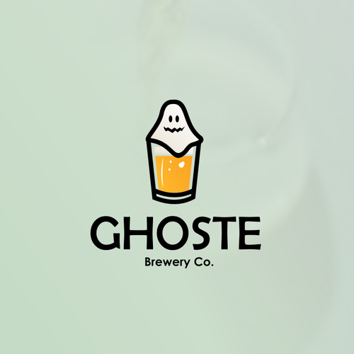 Ghost logo with the title 'Ghoste brewery co.'