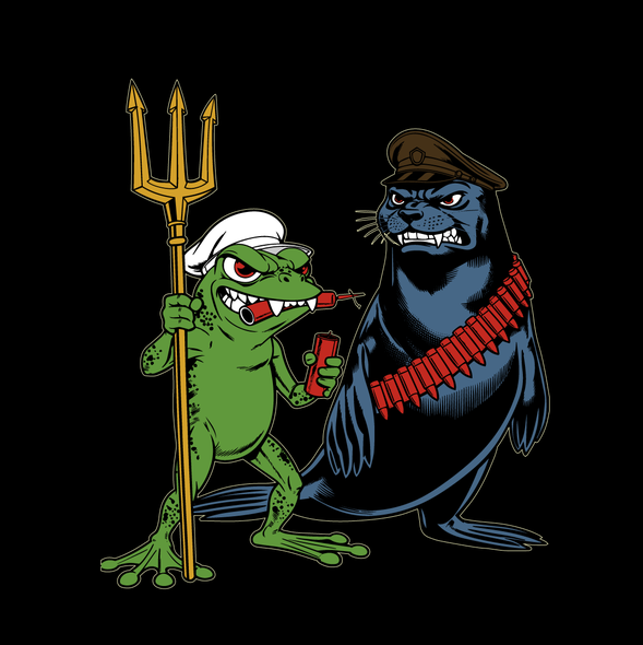 Cool illustration with the title 'T shirt'