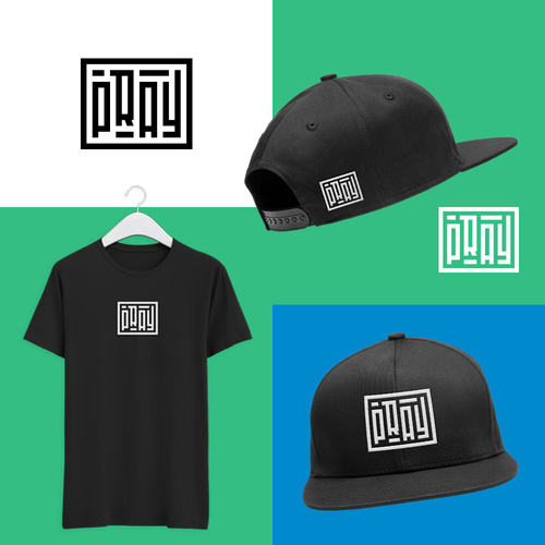 Merchandise logo with the title 'PRAY T-Shirt Design'