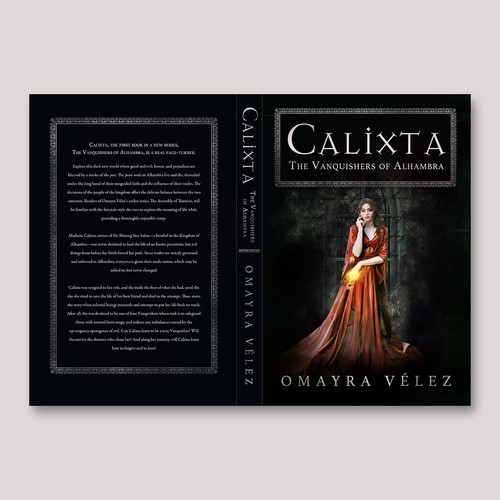 Dark fantasy book cover with the title 'Calixta'