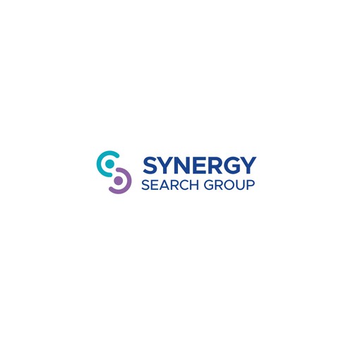 Outsourcing logo with the title 'Concept for Synergy Search Group, a recruiting firm'