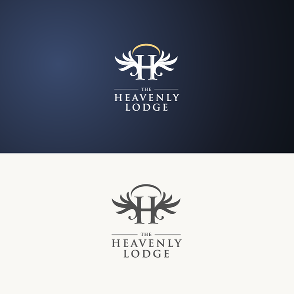 Heaven logo with the title 'Hotel brand logo'