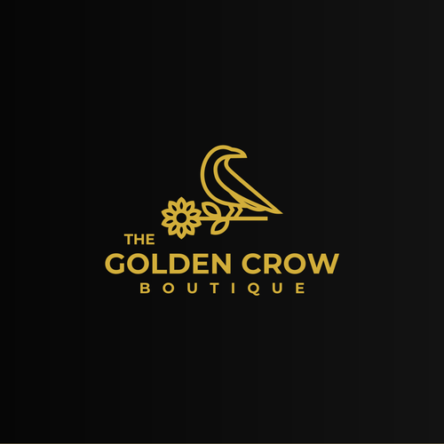 Crow logo with the title 'The Golden Crow'