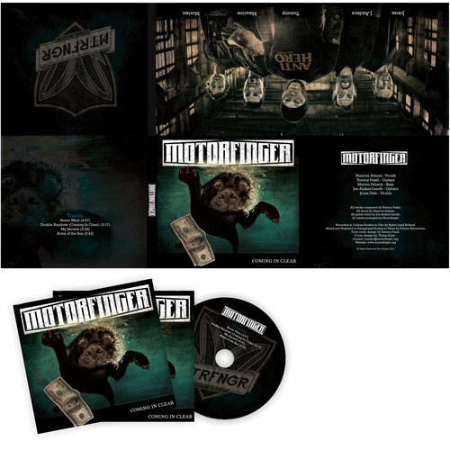 CD cover design with the title 'ROCK BAND NEED CD COVER DESIGN'