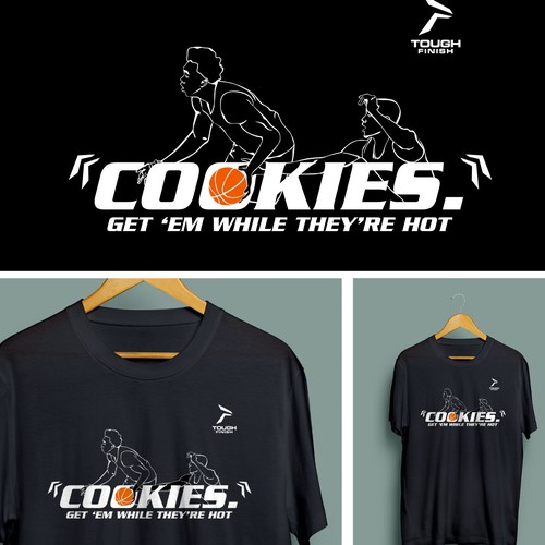 Basketball t-shirt with the title 'Dynamic shirt for basketball line'