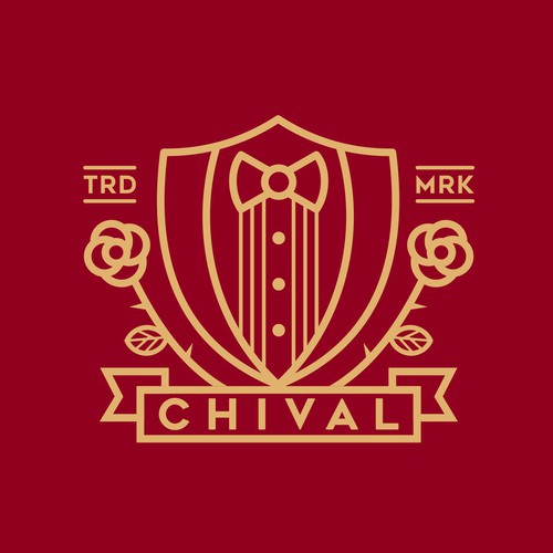 Luxurious logo with the title 'Chival'