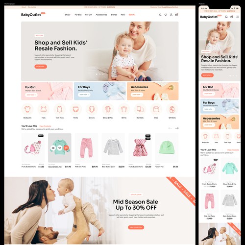 Babies online shopping on sale websites