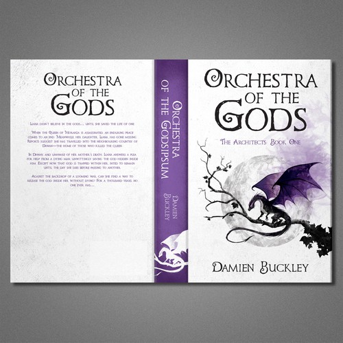 Dragon book cover with the title 'Book cover'