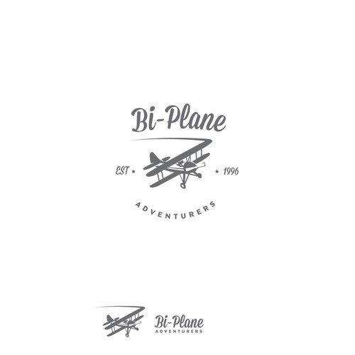 Fly logo with the title 'New logo wanted for Bi-Plane Adventures, Inc.'