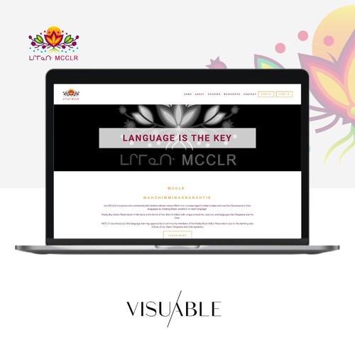 Organization design with the title 'Squarespace Website Design for a non-profit organization'