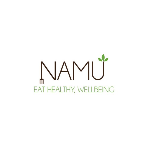 Eating design with the title 'NAMU Logo Design'