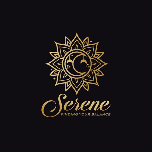 Trendy design with the title 'Serene'