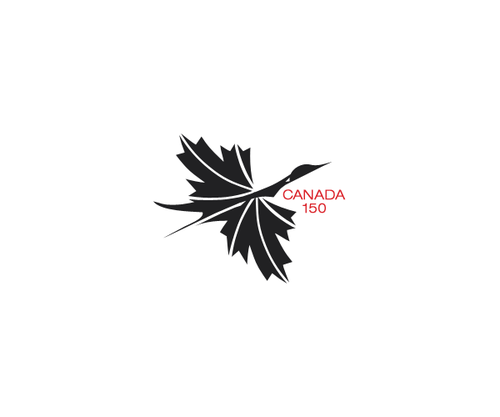 Canadian logo with the title 'Community contest: Design Canada’s 150th birthday logo!'
