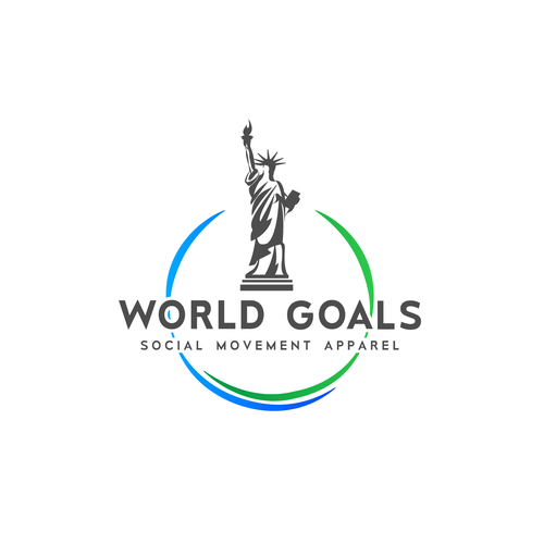 World logo with the title 'Inspiring logo for social movement apparel'