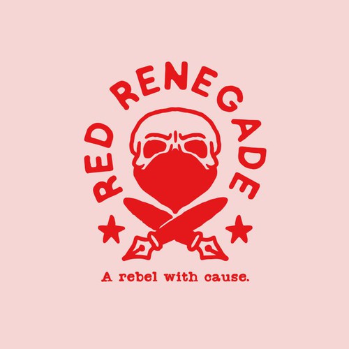Politics logo with the title 'Red Renegade Logo Design'