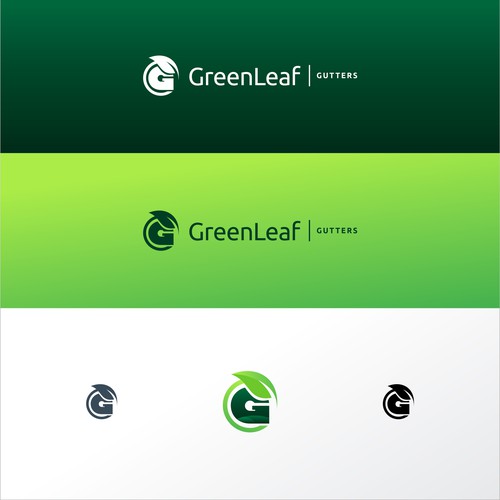 Masculine brand with the title 'Clean logo for a gutter company in British Columbia Canada'