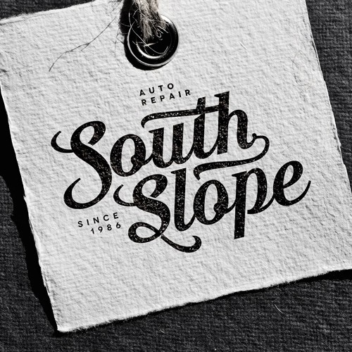 3D font logo with the title 'Vintage logo for Brooklyn Auto Shop'