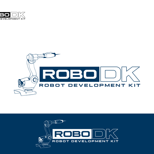 Pen tool logo with the title 'Logo for RoboDK'