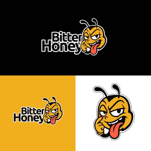 Honey bee logo with the title 'BItter Honey'