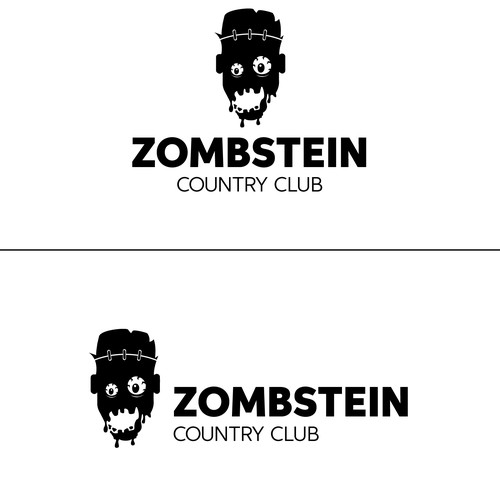 Zombie logo with the title 'Logo for NFT project'