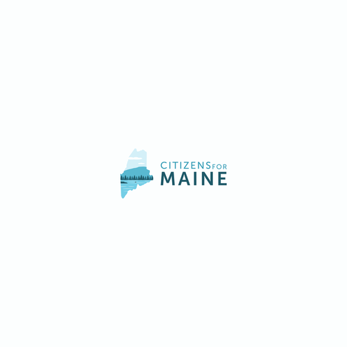 Cloud brand with the title 'Citizens For Maine Logo'