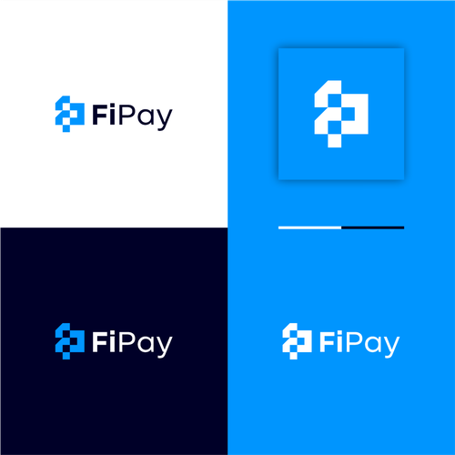 Wallet design with the title 'Initials FP + Pixel '