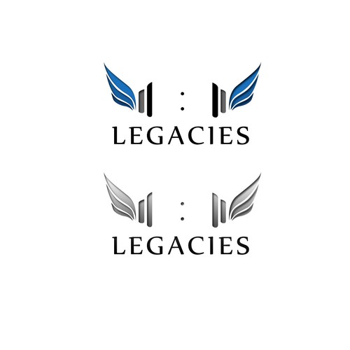 Barbell logo with the title 'Logo concept for 11:11 Legacies'