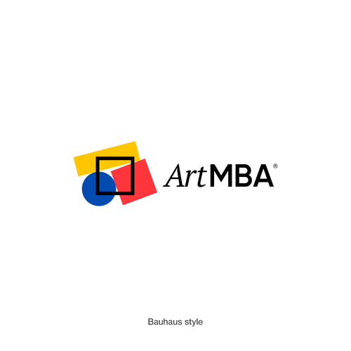 Bauhaus logo with the title 'ArtMBA'