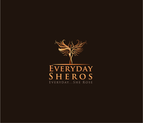 Community design with the title 'Help Everyday Sheros with a new logo'