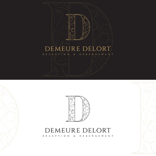 Vineyard logo with the title 'Demeure Delort'