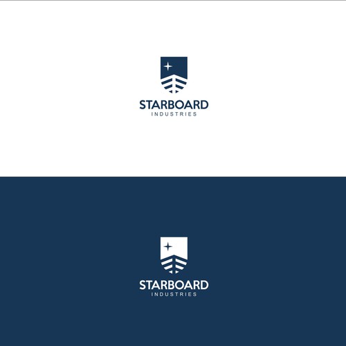 Boat logo with the title 'STARBOARD'