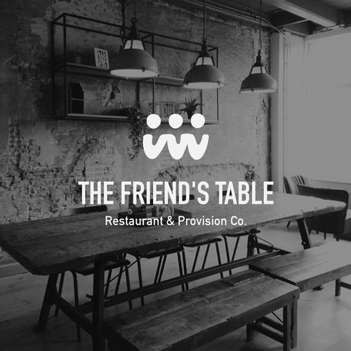 Food service logo with the title 'Modern restaurant logo design for dining concept'