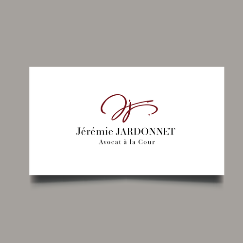 Advocate logo with the title 'Logo signature for avocat'