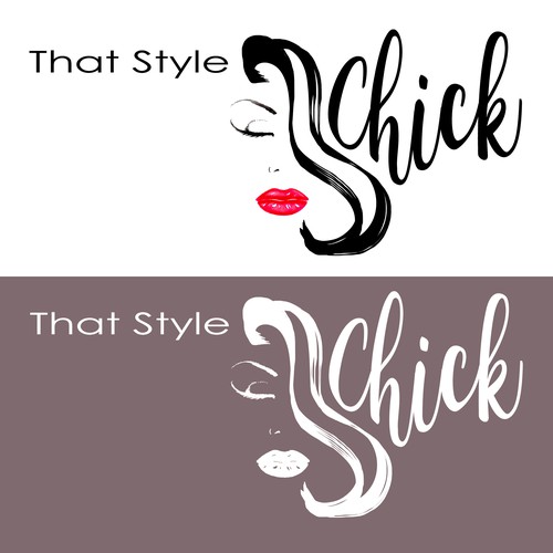 Lipstick design with the title 'That Style Chick'