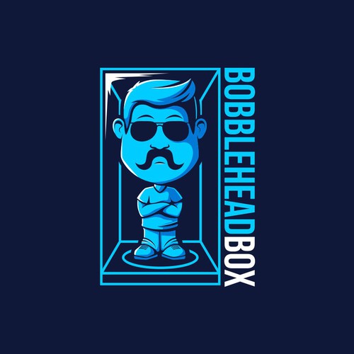 Cartoon logo with the title 'The Booblehead'
