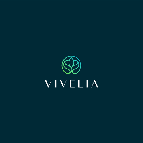 Medical logo with the title 'Vivelia'