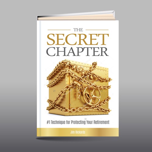 Golden book cover with the title 'Book Cover'