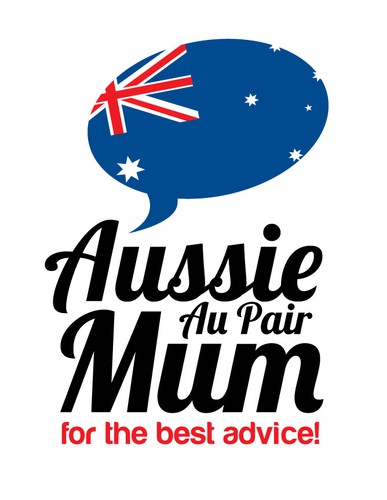 Aussie logo with the title 'Logo Design for Aussie Au Pair Mum!'