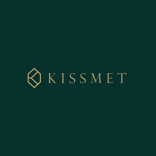 Gem design with the title 'Kissmet jewelry logo'