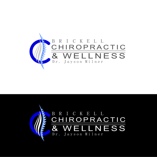 Spine logo with the title 'Brickell Chiropractic and Wellness needs a new logo'