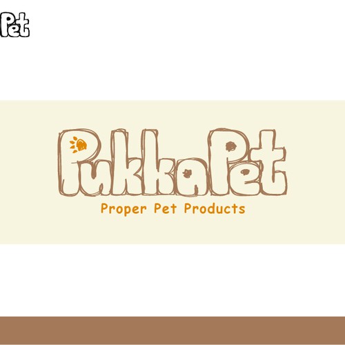 Product logo with the title 'Pukka Pet'