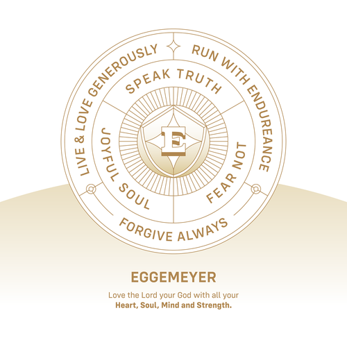 Badge artwork with the title 'Design for Family Mission & Value'