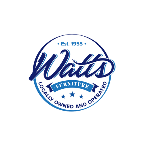 Home furnishing logo with the title 'emblem logo'