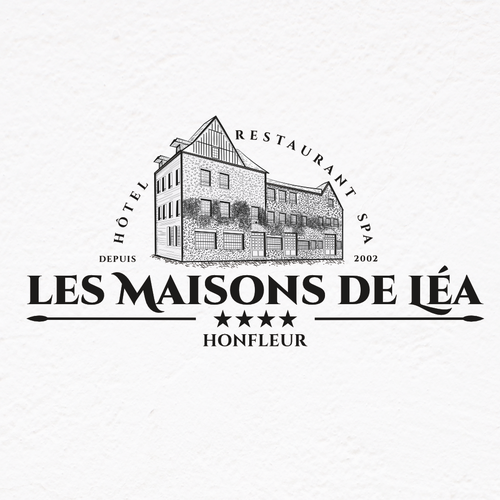 Medieval logo with the title 'Luxury hotel logo design'