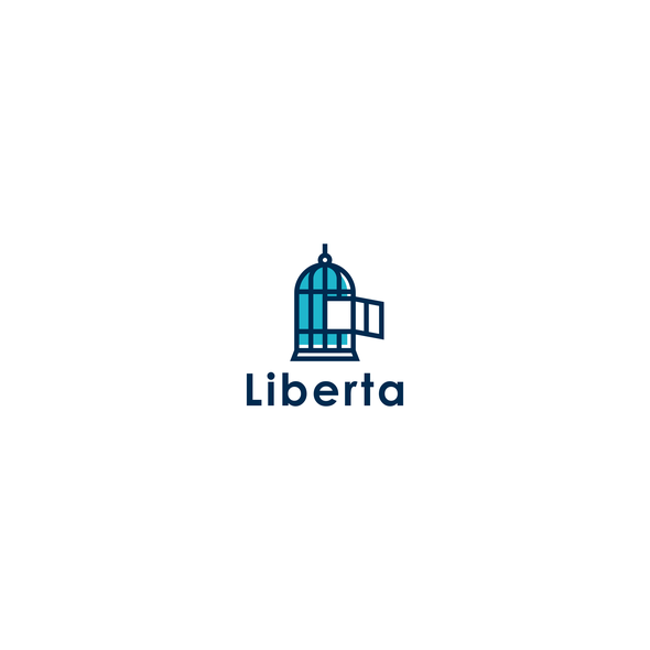 Cage design with the title 'Liberta Logo'