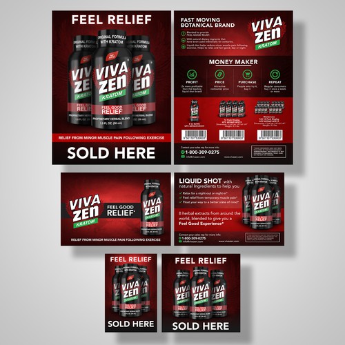 Advertising design with the title 'Vivazen'