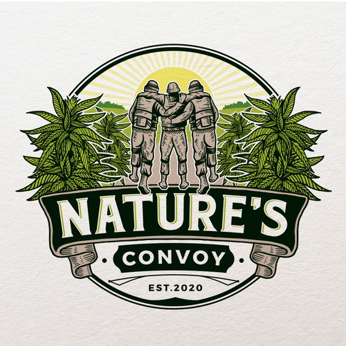 Navy logo with the title 'Nature's Convoy'