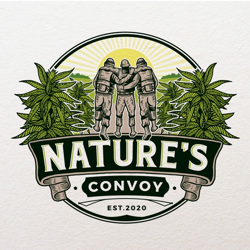 Navy design with the title 'Nature's Convoy'